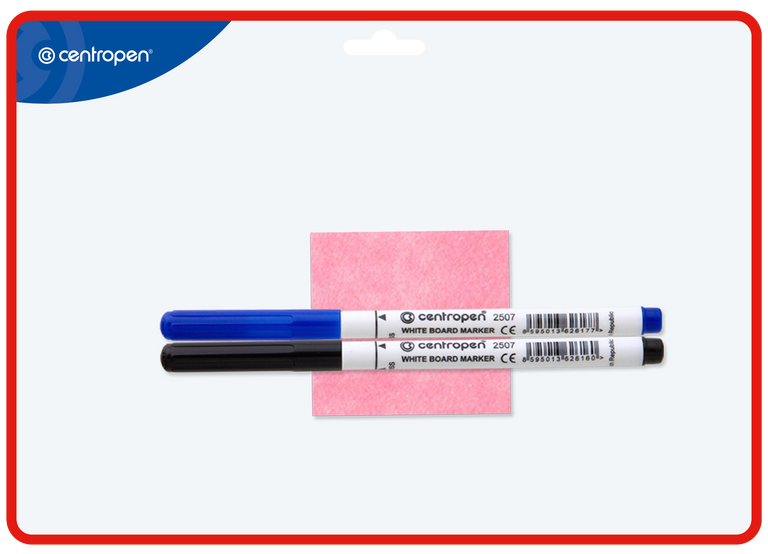 CENTROPEN Stíratelná tabulka A4 (oboustranná) + 2 fixy