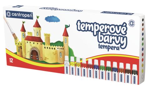 Obrázek produktu: Centropen Temperové barvy 12 ml - 12 barev
