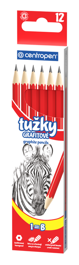 Obrázek produktu: Centropen Tužka grafitová č.1 - balení 12 ks