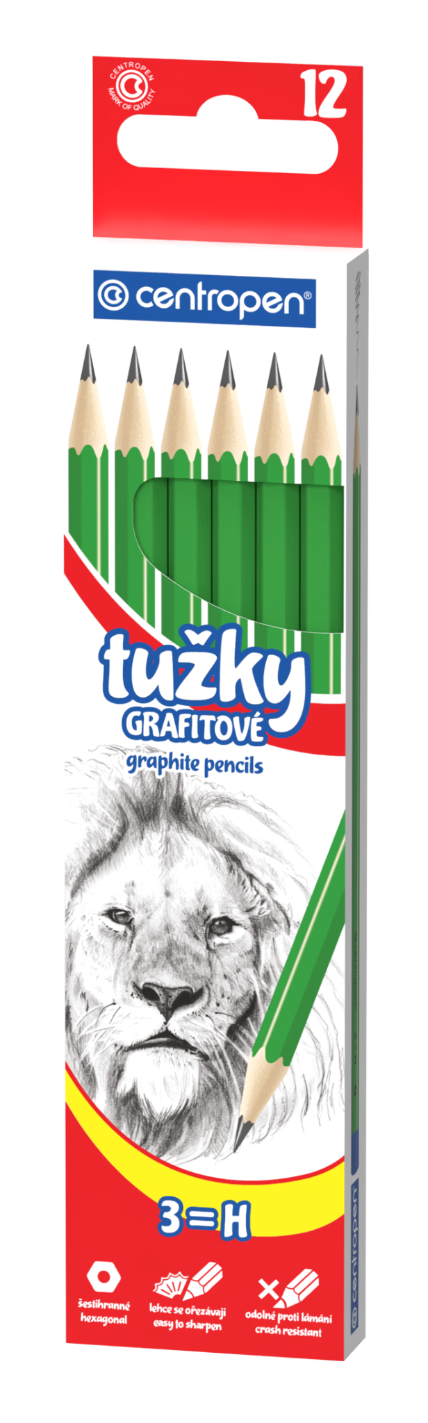 Centropen Tužka grafitová č.3 - balení 12 ks