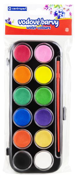 Obrázek produktu: Centropen Vodové barvy 30 mm - 12 barev