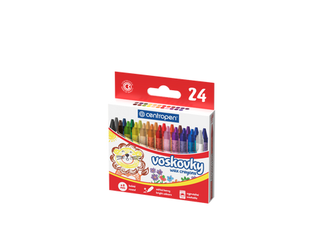 Obrázek produktu: Centropen Voskovky kulaté 8mm - 24 ks