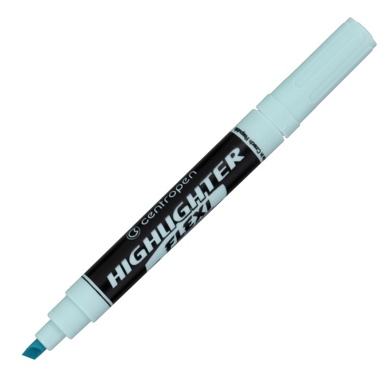 Zvýrazňovač Centropn 8542 Flexi, modrý pastelově CENTROPEN, a.s.