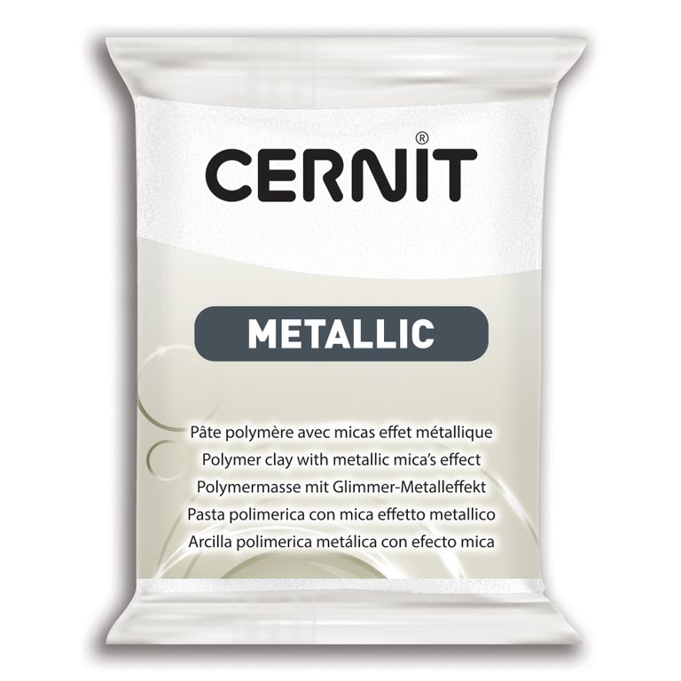 CERNIT Metallic 56g perleťově bílá