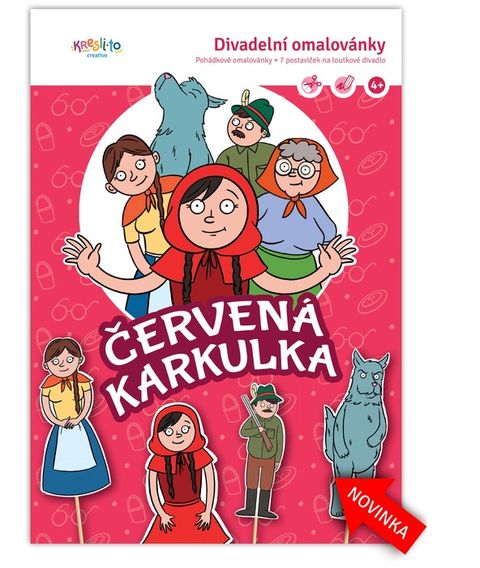 Obrázek produktu: Červená Karkulka - divadelní omalovánky