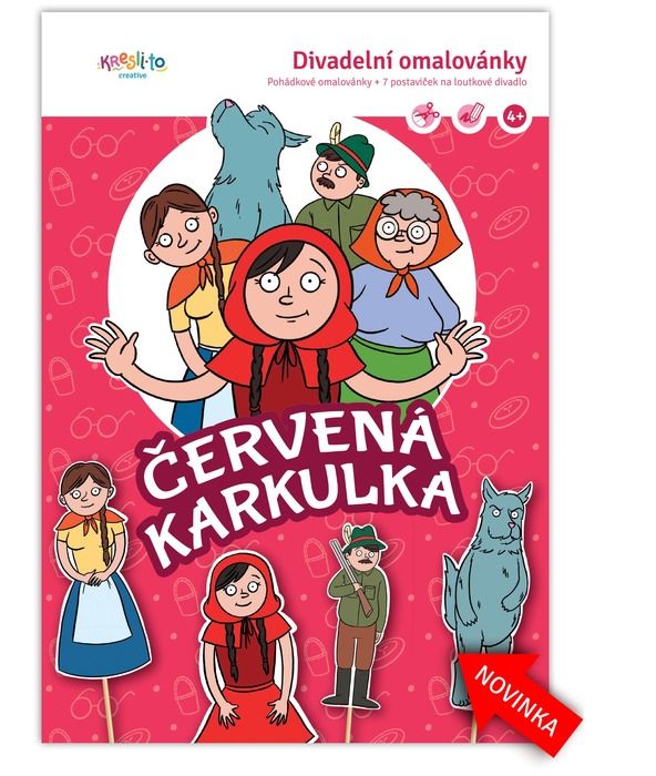 Divadelní omalovánky – Červená karkulka