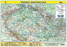 Obrázek produktu: Česká republika - mapa A3 lamino