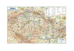 Obrázek produktu: Česká republika - nástěnná vlastivědná mapa 136 x 87 cm