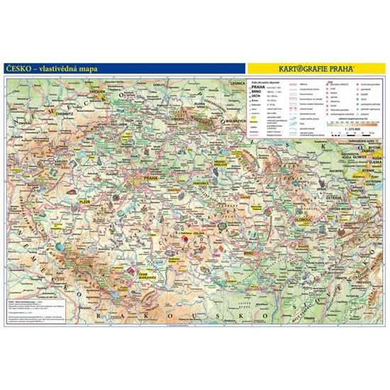 Česko Vlastivědná mapa