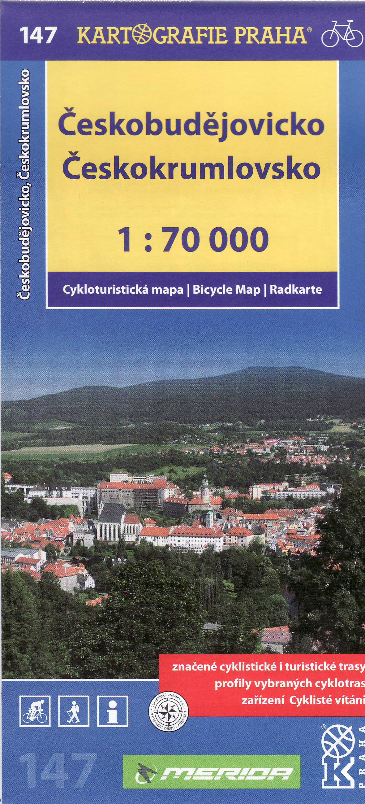 Českobudějovicko, Českokrumlovsko - cyklo KP č.147 - 1:70t