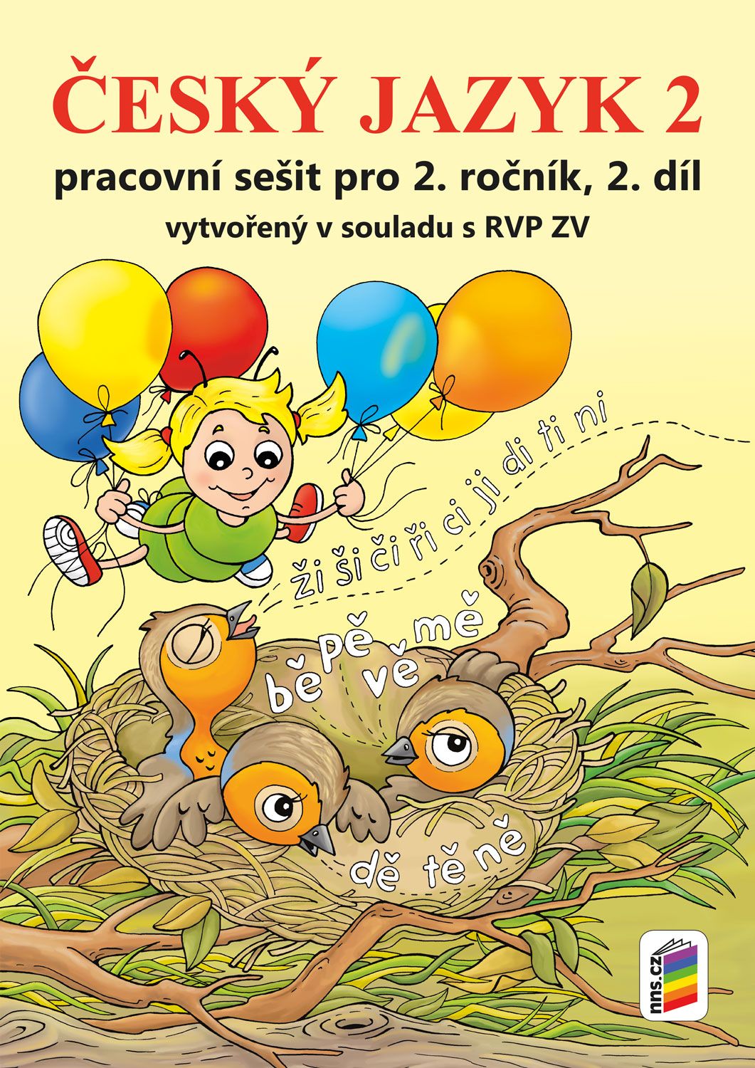 Český jazyk 2 - barevný pracovní sešit 2. díl s Agátou