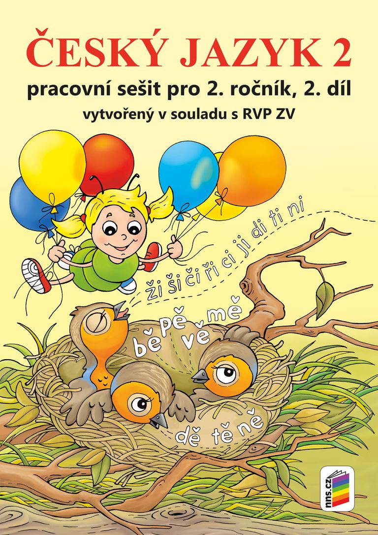 Český jazyk 2 - barevný pracovní sešit 2. díl s Agátou