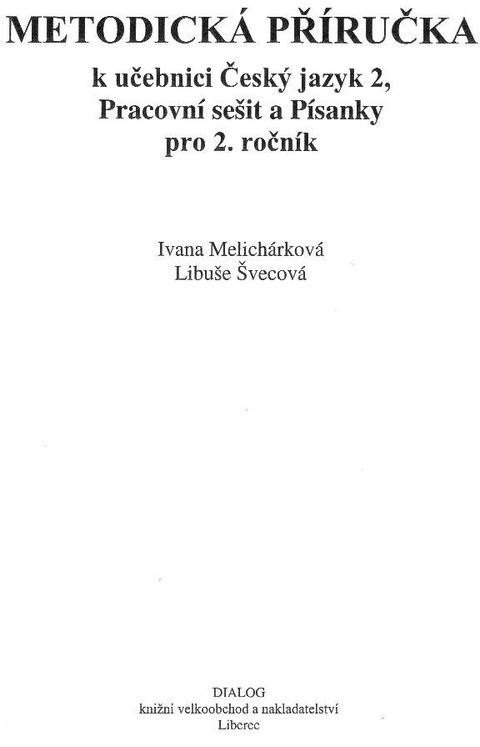 Obrázek produktu: Český jazyk 2 - metodická příručka