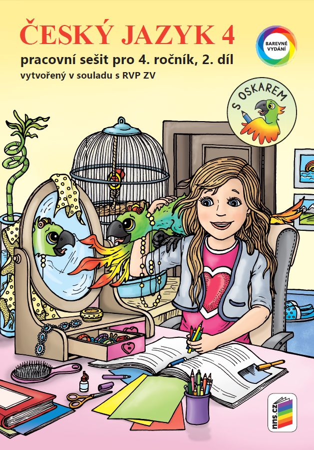 Levně Český jazyk 4, 2. díl s Oskarem (barevný pracovní sešit)