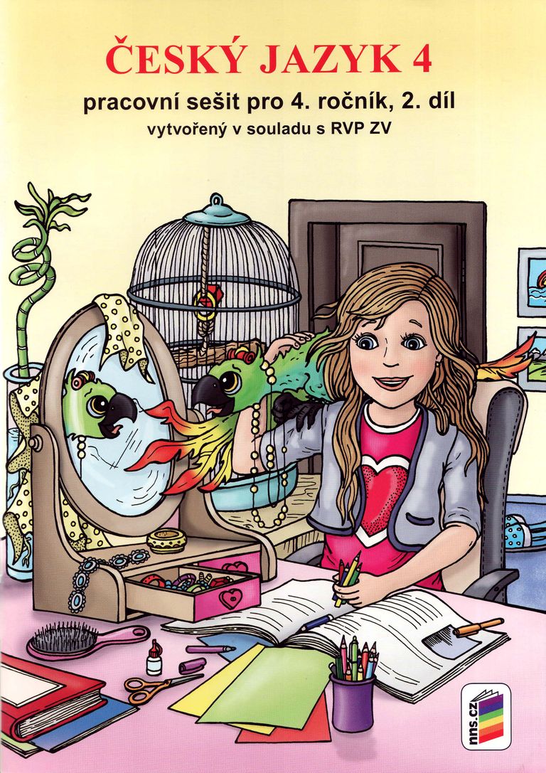 Český jazyk 4 - dvoubarevný pracovní sešit 2. díl