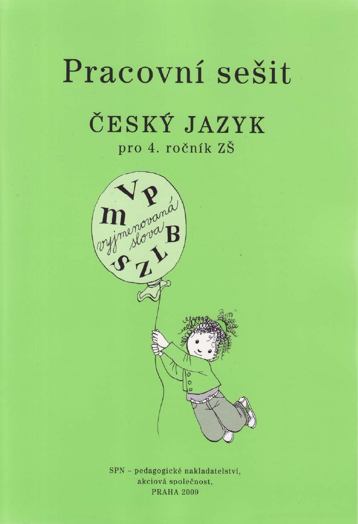 Český jazyk 4.r. ZŠ - pracovní sešit