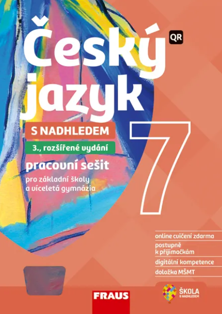 Obrázek produktu: Český jazyk 7 s nadhledem 2v1 - hybridní pracovní sešit