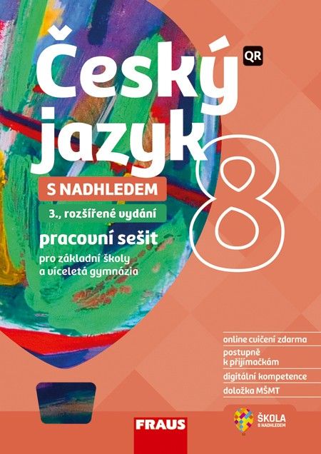 Obrázek produktu: Český jazyk 8 s nadhledem 2v1 - hybridní pracovní sešit