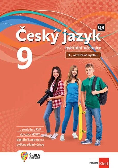 Obrázek produktu: Český jazyk 9 – Nová generace – rozšířená hybridní učebnice