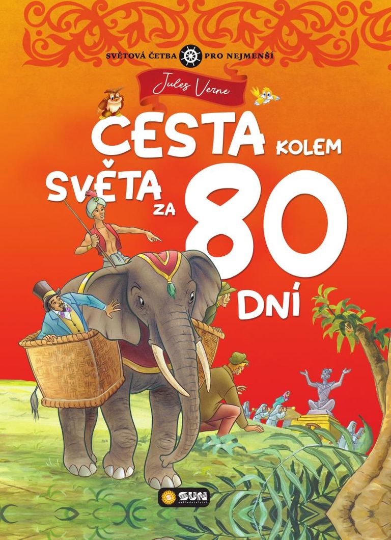 Cesta kolem světa za 80 dní - zjednodušená světová četba - Jules Verne