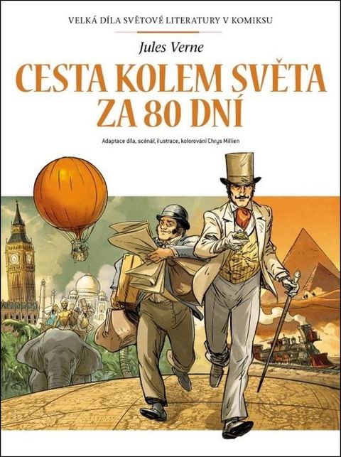 Obrázek produktu: Cesta kolem světa za 80 dní - Velká díla světové literatury v komiksu