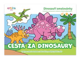Obrázek produktu: Cesta za dinosaury - Dinosauří omalovánky