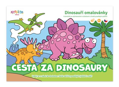 Obrázek produktu: Cesta za dinosaury - Dinosauří omalovánky
