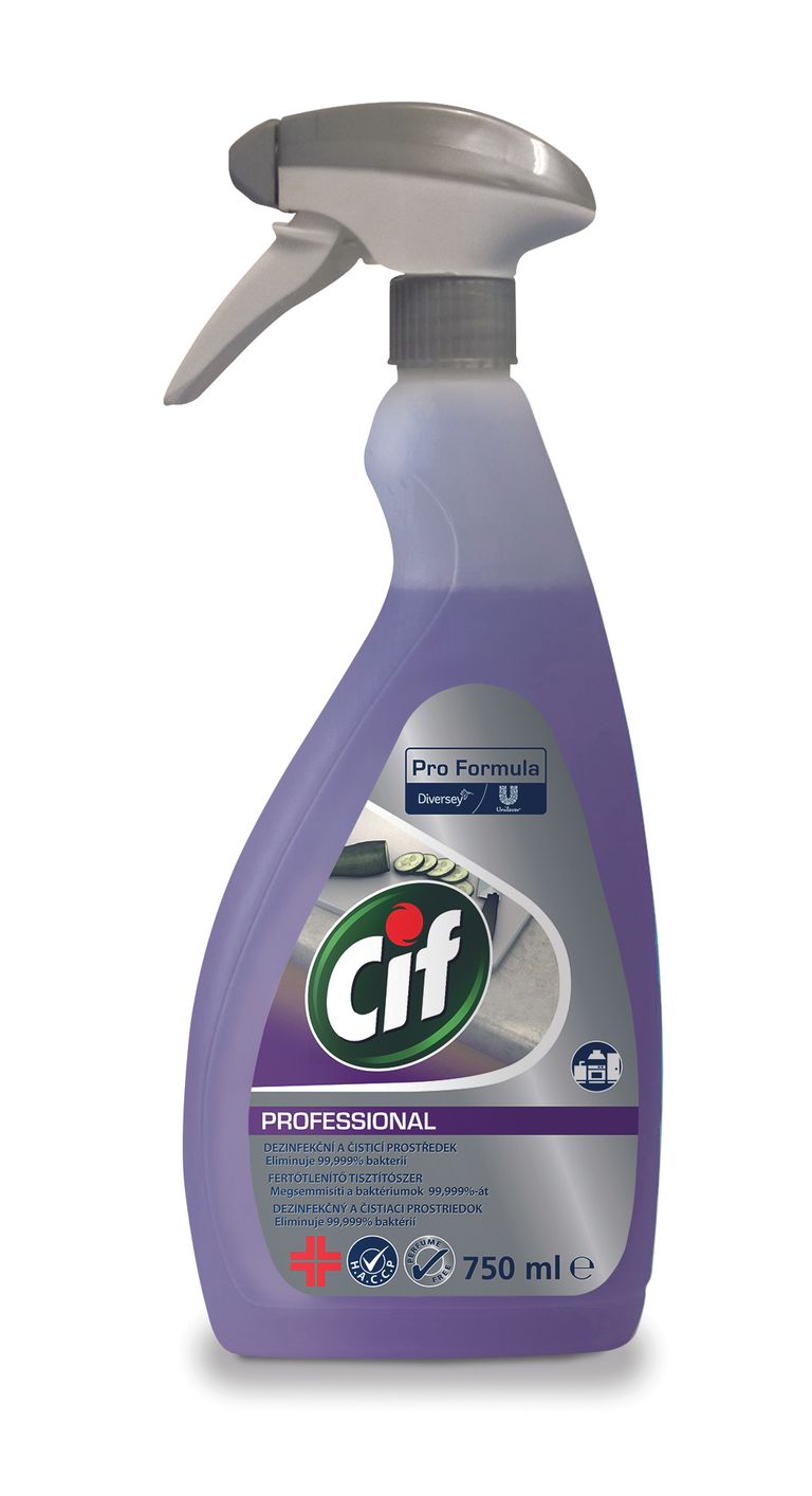 Čisticí prostředek Cif 2v1 - univerzální dezinfekční, 750 ml