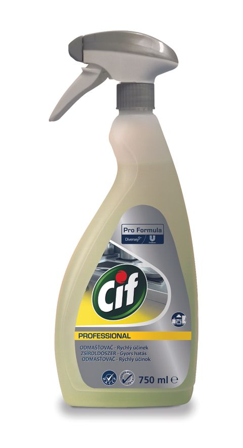 Obrázek produktu: Cif Professional čisticí sprej - odmašťovač 750 ml