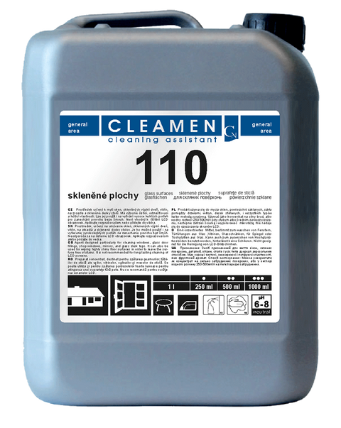 Obrázek produktu: CLEAMEN 110 - skleněné plochy 5 l