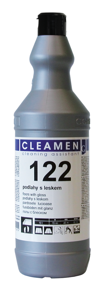 CLEAMEN 122 - podlahy s leskem 1 l
