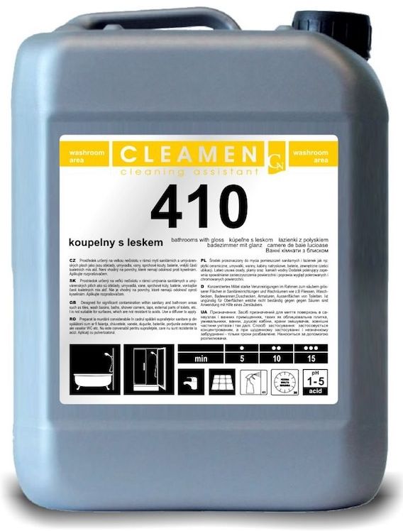 CLEAMEN 410 - koupelny s leskem 5 l