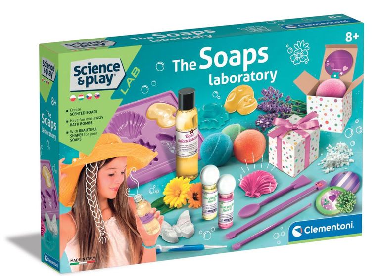 CLEMENTONI Science&Play Laboratoř na výrobu mýdel