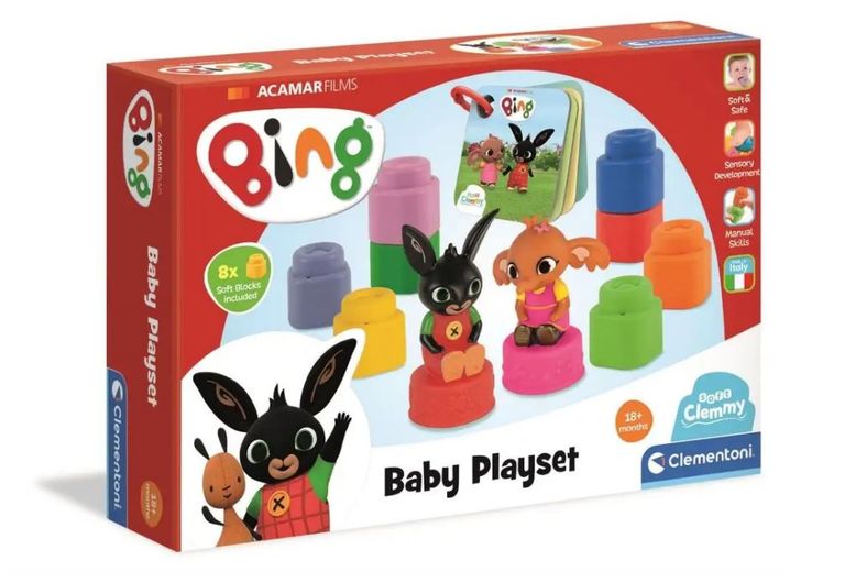 Clemmy baby - BING -  Kostky s knížkou