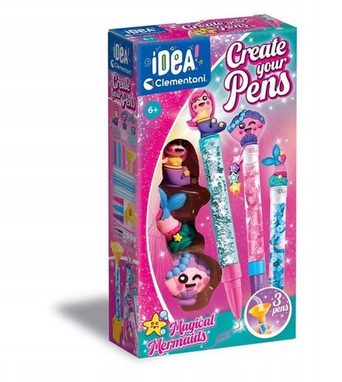 Obrázek produktu: Clementoni IDEA - Kreativní sada pro výrobu per Mořská panna