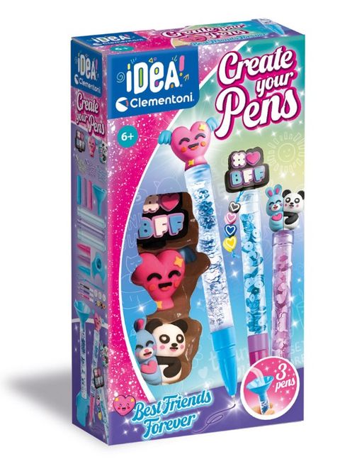Obrázek produktu: Clementoni IDEA - Kreativní sada pro výrobu per - Nejlepší kamarádky