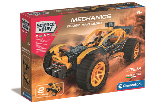 Obrázek produktu: Clementoni Mechanická laboratoř - Buggy a čtyřkolka 2 v 1