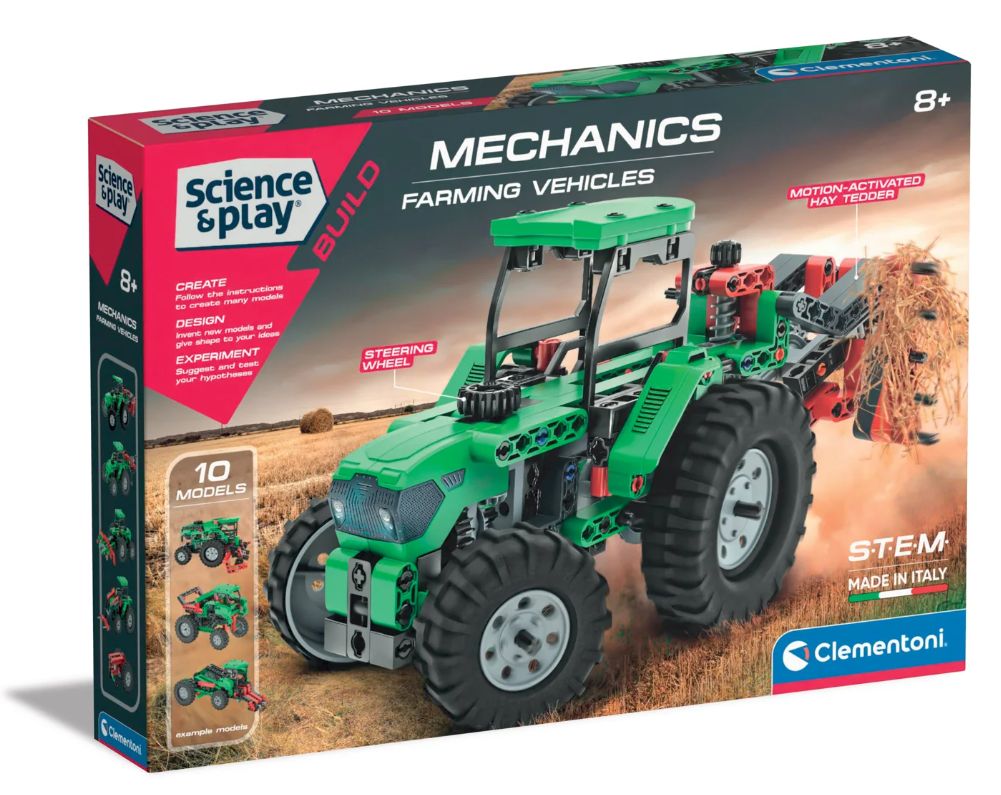 Clementoni Mechanická laboratoř - Traktor a zemědělská technika