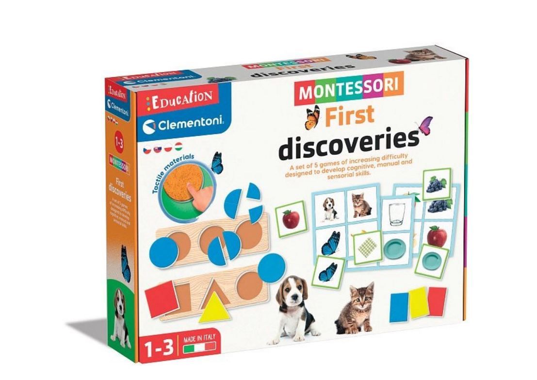 Clementoni Montessori - první objevy, 6 her
