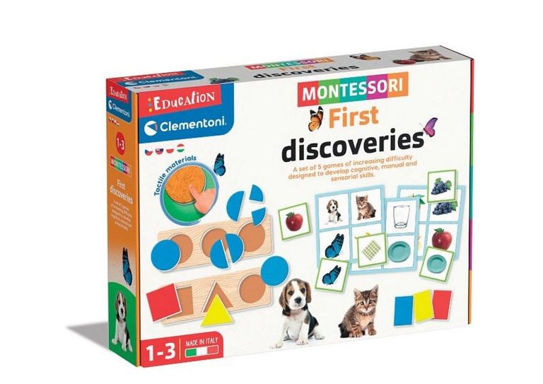 Montessori Clementoni Sada první objevy 6 her