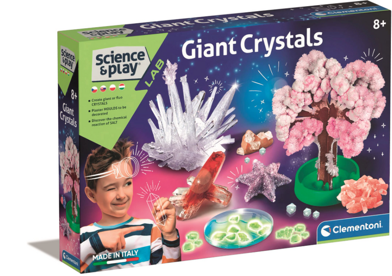 CLEMENTONI Science&Play Laboratoř: Mega svítící krystaly