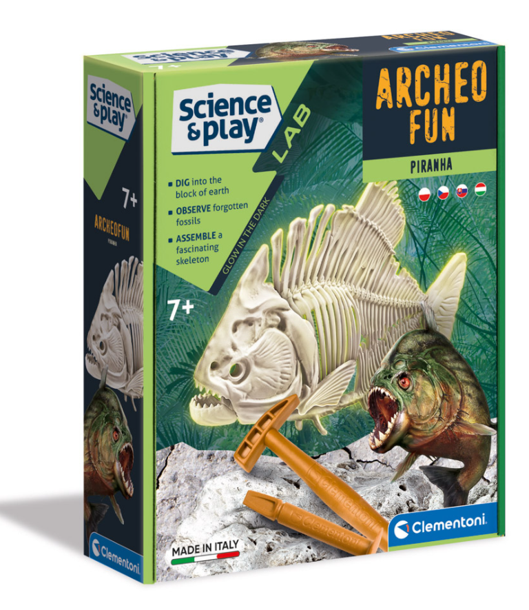 Clementoni SCIENCE Vykopávky - Piraňa