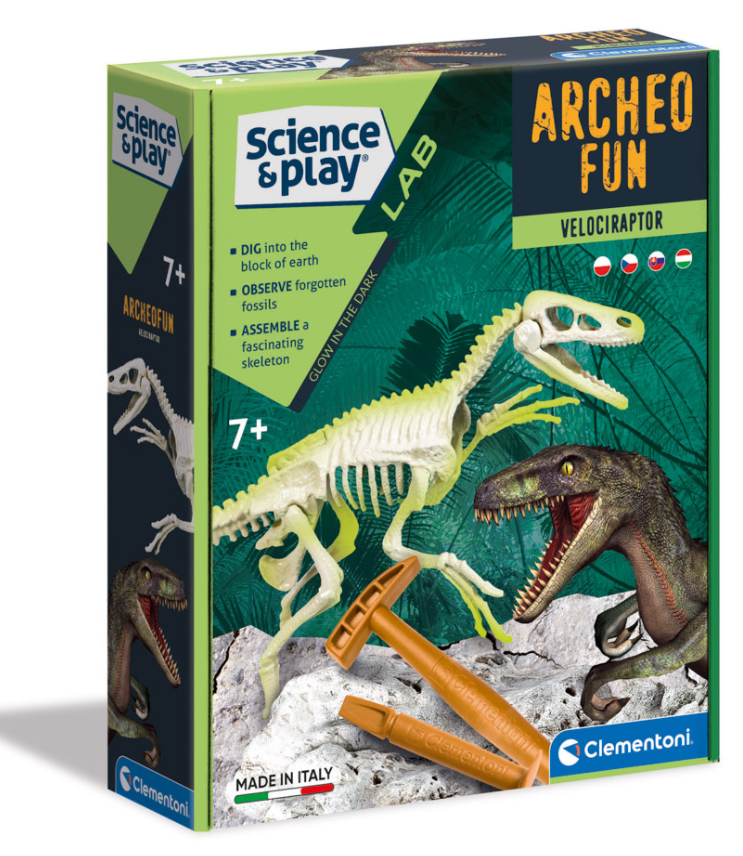 Clementoni Vykopávky Velociraptor