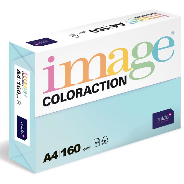 Levně Coloraction A4 160 g 250 ks - Lisbon/sytá modrá