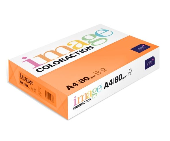 Levně Coloraction A4 80 g 500 ks - Amsterdam/cihlově oranžová