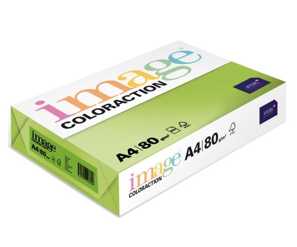 Coloraction A4 80 g 500 ks - Java/středně zelená
