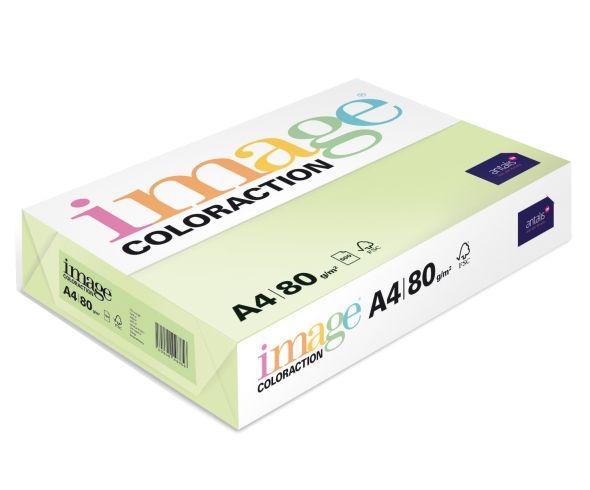 Levně Coloraction A4 80 g 500 ks - Jungle/pastelově sv.zelená