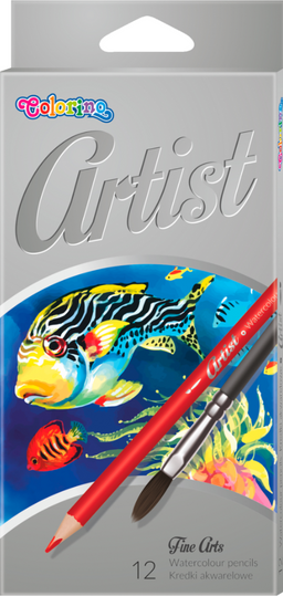 Obrázek produktu: Colorino Artist akvarelové pastelky dřevěné - 12 barev