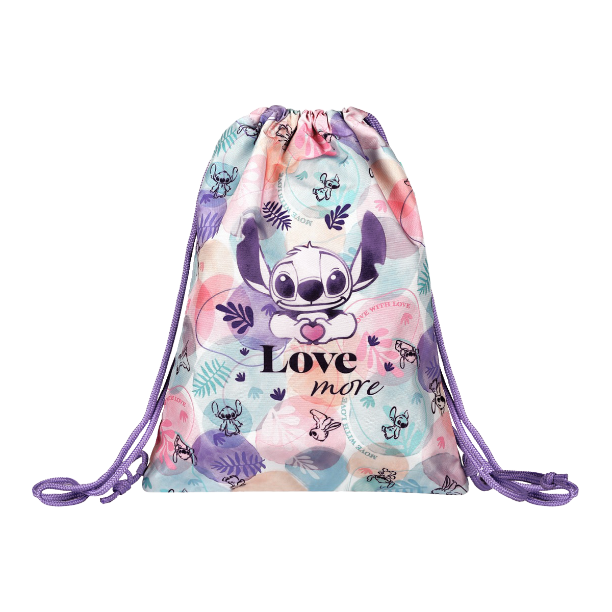 Colorino dětský stahovací vak - Stitch Pastel