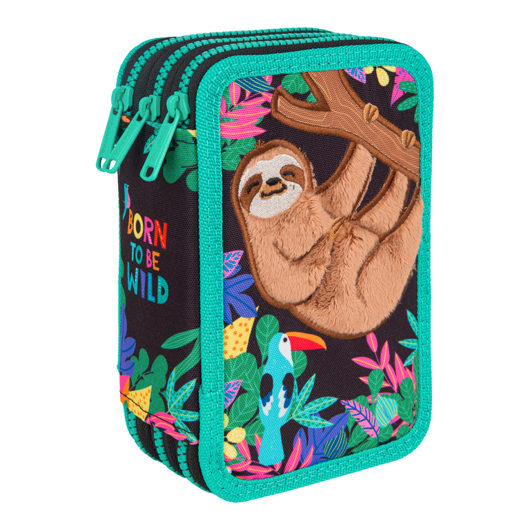 Colorino penál Jumper - Lenochod s vybavením